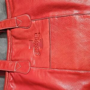 Iowa State Canyon Outback Game  Leather Shoulder Purse